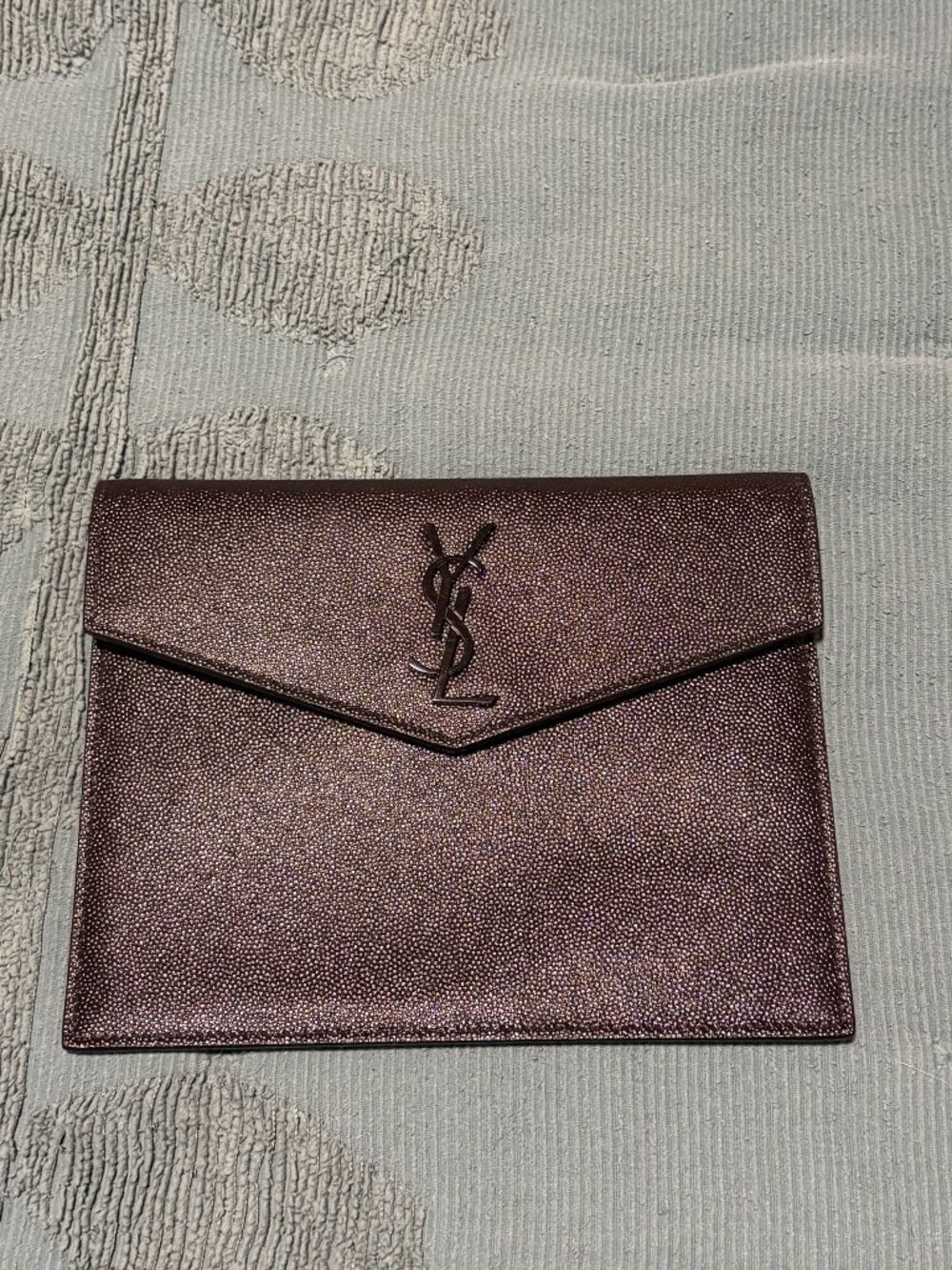 Saint Laurent Monogram Envelope Clutch